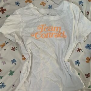 White 'Team Conrad' T-Shirt